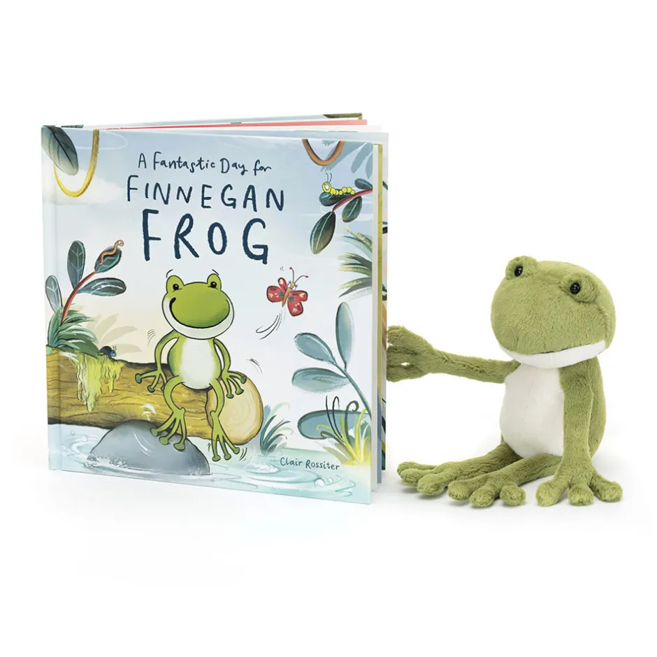 A Fantastic Day for Finnegan Frog Book and Finnegan Frog*Jellycat Hot