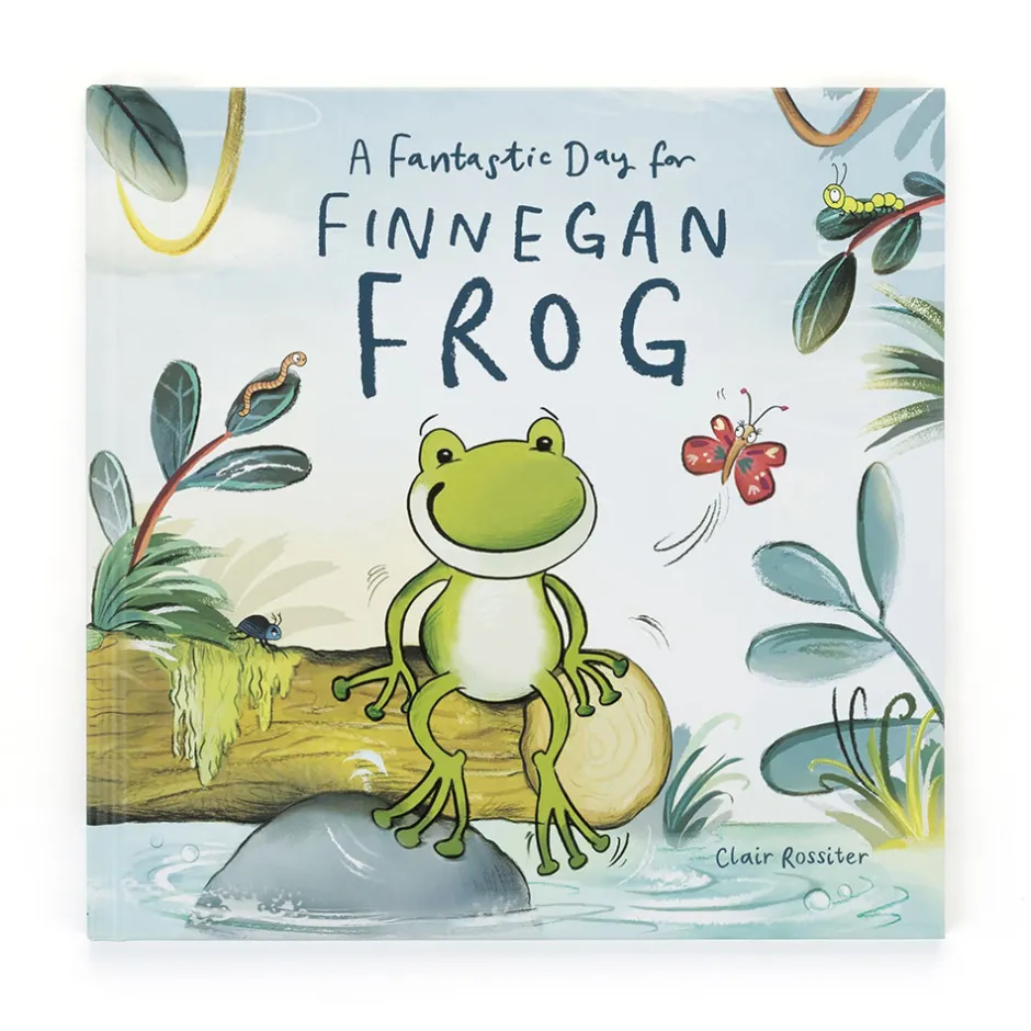 A Fantastic Day for Finnegan Frog Book and Finnegan Frog*Jellycat Hot