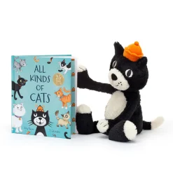 All Kinds of Cats Book and Jack Medium*Jellycat Hot