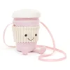 Amuseables Coffee-To-Go Pink Bag*Jellycat New