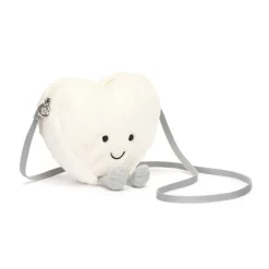 Amuseables Cream Heart Bag*Jellycat Clearance