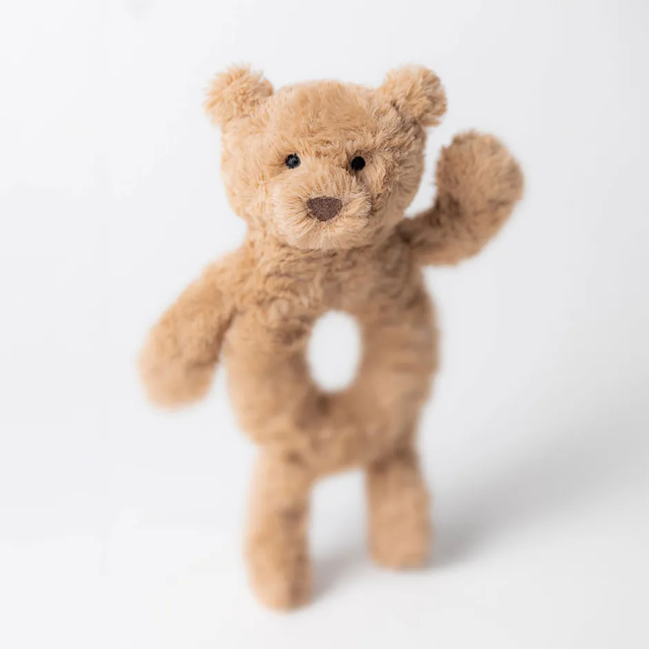 Bartholomew Bear Ring Rattle*Jellycat Discount