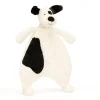 Bashful Black & Cream Puppy Comforter*Jellycat Discount
