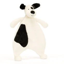 Bashful Black & Cream Puppy Comforter*Jellycat Discount