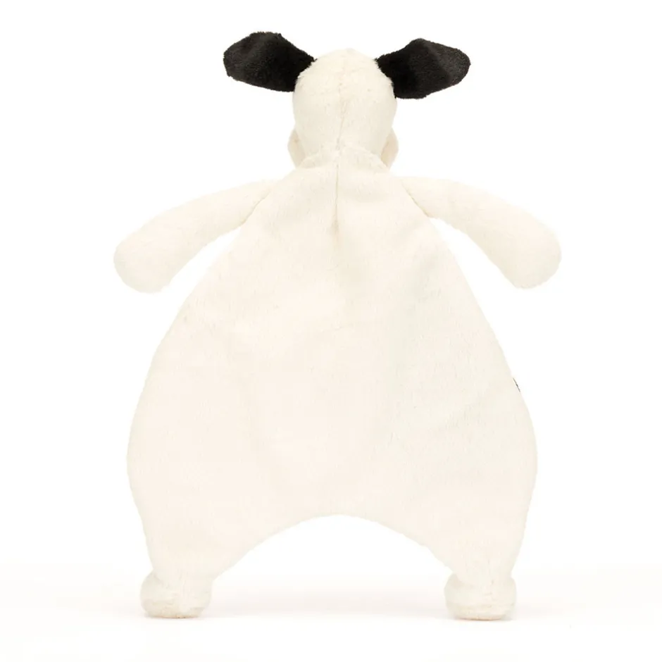 Bashful Black & Cream Puppy Comforter*Jellycat Discount