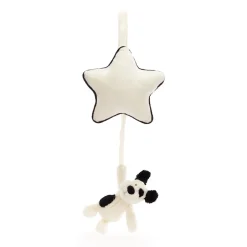 Bashful Black & Cream Puppy Musical Pull*Jellycat Discount