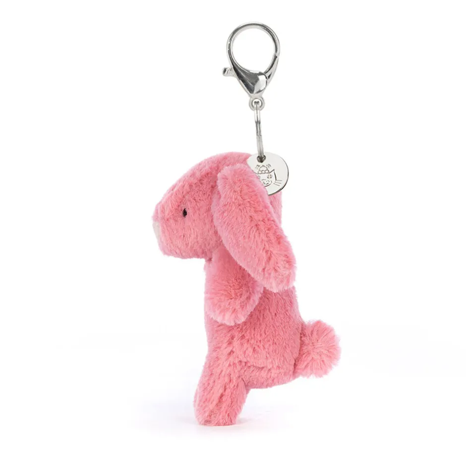 Bashful Bunny Pink Bag Charm*Jellycat Sale