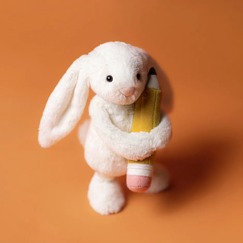 Bashful Bunny with Pencil*Jellycat New