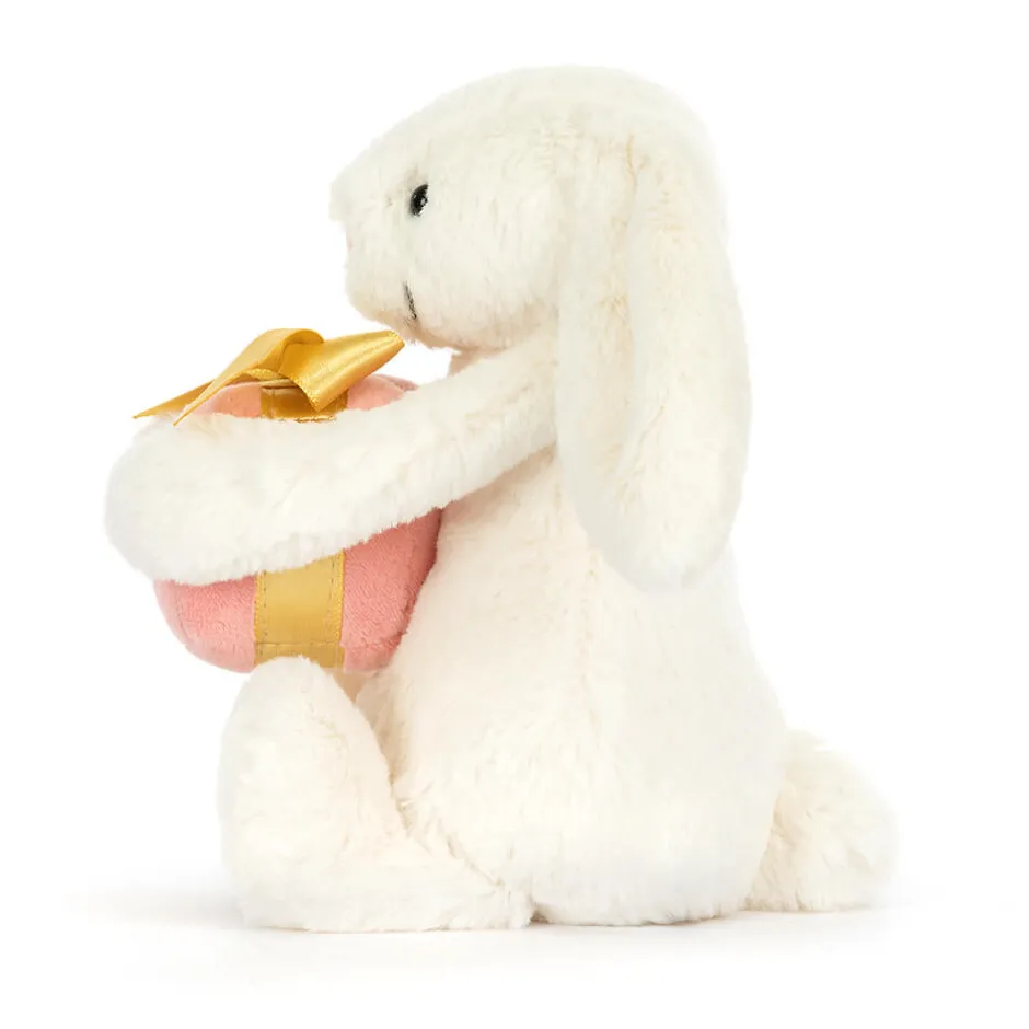 Bashful Bunny with Present*Jellycat Sale