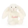 Bashful Cream Bunny with Personalised Cream Jumper*Jellycat Clearance