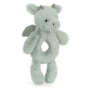 Bashful Dragon Ring Rattle*Jellycat Clearance