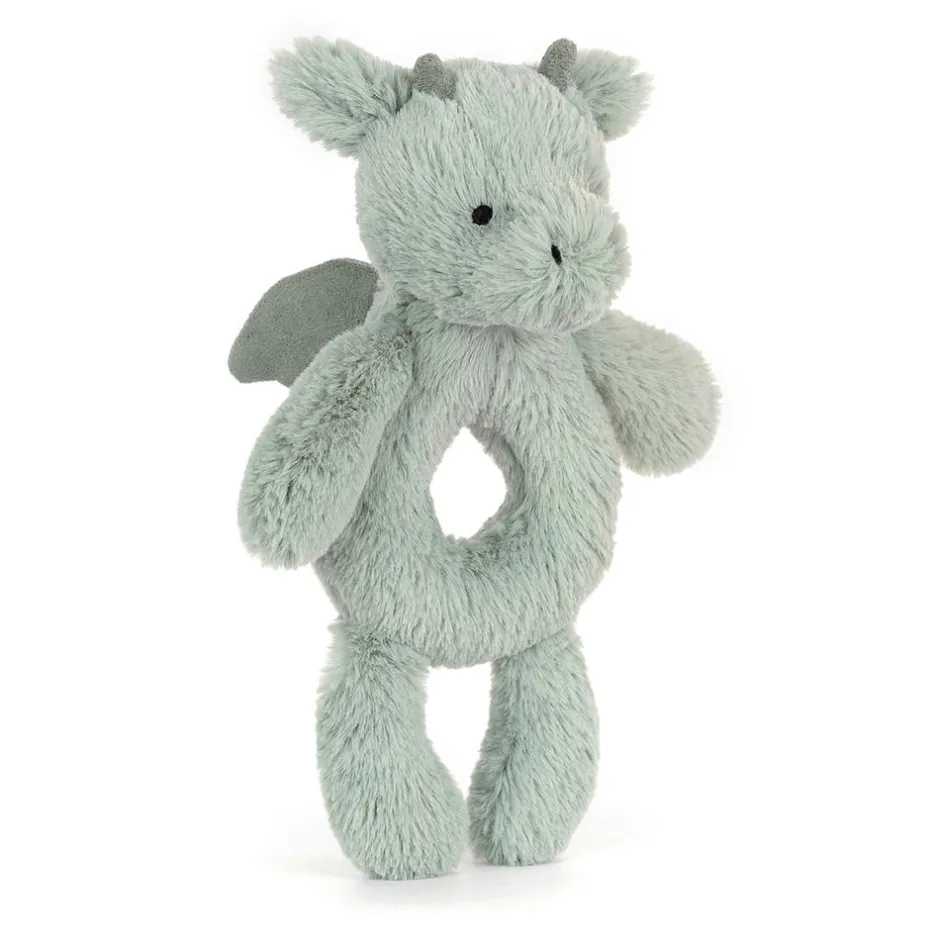 Bashful Dragon Ring Rattle*Jellycat Clearance