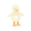 Bashful Duckling Ring Rattle*Jellycat Discount