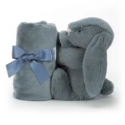 Bashful Dusky Blue Bunny Soother*Jellycat New