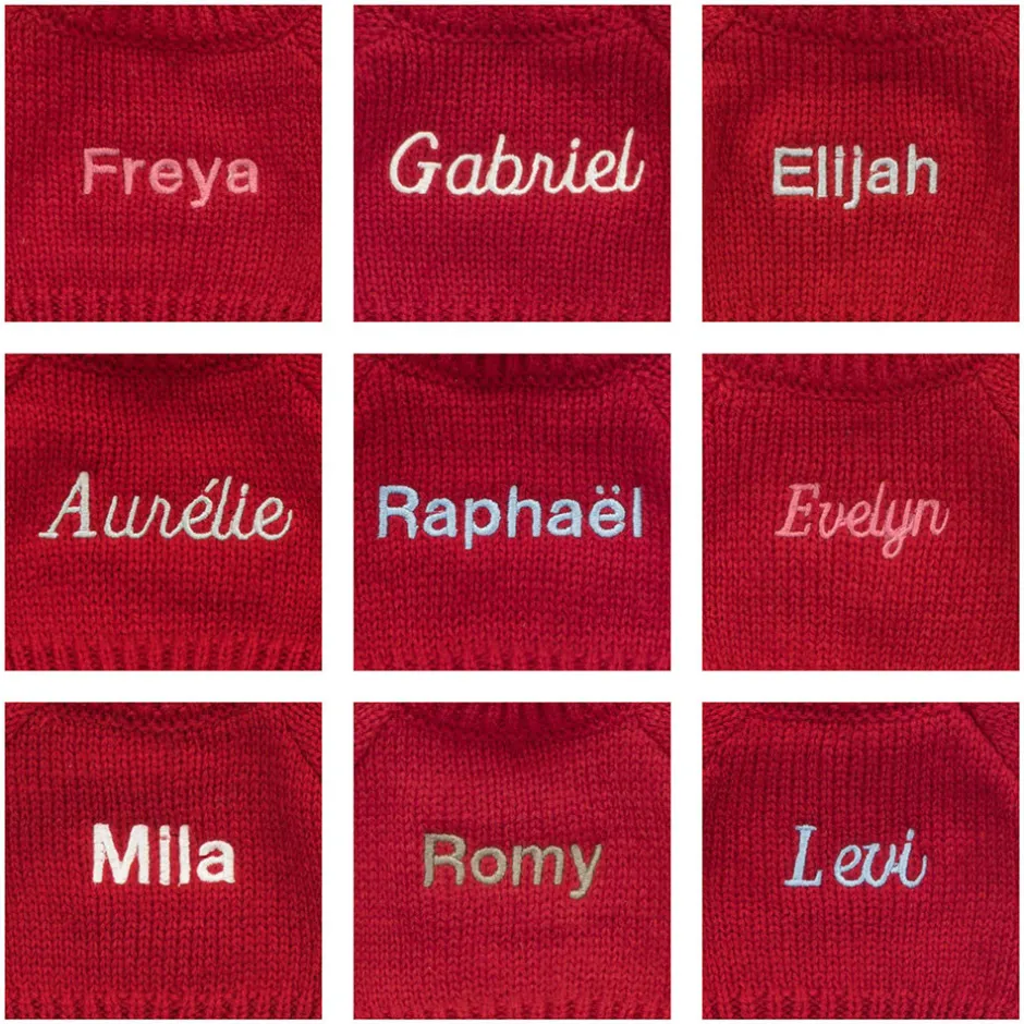 Bashful Fox Cub with Personalised Red Jumper*Jellycat Hot