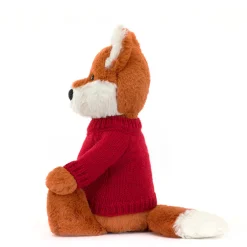 Bashful Fox Cub with Personalised Red Jumper*Jellycat Hot