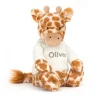 Bashful Giraffe with Personalised Cream Jumper*Jellycat Outlet