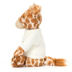 Bashful Giraffe with Personalised Cream Jumper*Jellycat Outlet