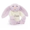 Bashful Lilac Bunny with Personalised Cream Jumper*Jellycat Discount