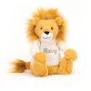 Bashful Lion with Personalised Cream Jumper*Jellycat Clearance