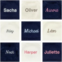 Bashful Luxe Bunny Juniper with Personalised Navy Jumper*Jellycat Sale