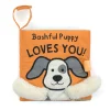 Bashful Puppy Loves You Book*Jellycat Best