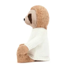 Bashful Sloth with Personalised Cream Jumper*Jellycat Best