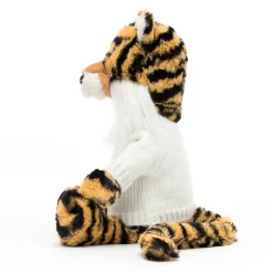 Bashful Tiger with Personalised Cream Jumper*Jellycat New