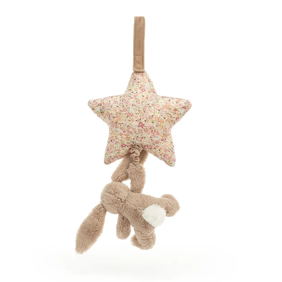 Blossom Bea Beige Bunny Musical Pull*Jellycat Online