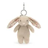 Blossom Beige Bunny Bag Charm*Jellycat Discount