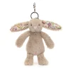 Blossom Beige Bunny 'Petal' Bag Charm*Jellycat New