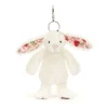 Blossom Cream Bunny 'Berry' Bag Charm*Jellycat