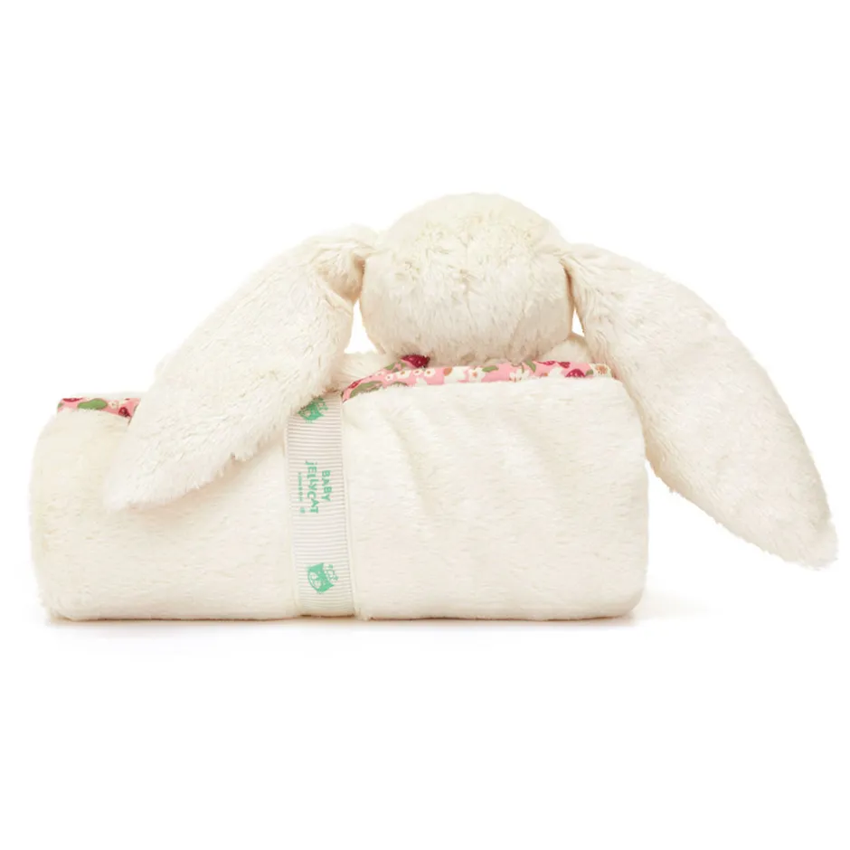 Blossom Cream Bunny 'Berry' Blankie*Jellycat Discount
