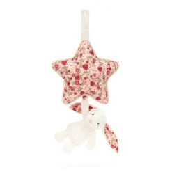 Blossom Cream Bunny 'Berry' Musical Pull*Jellycat Hot