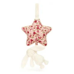 Blossom Cream Bunny 'Berry' Musical Pull*Jellycat Hot