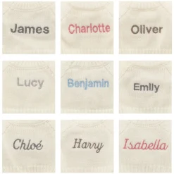 Blossom Silver Bunny with Personalised Cream Jumper*Jellycat Best