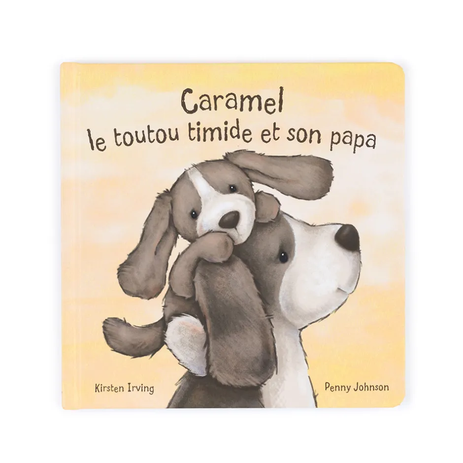 Caramel Le Toutou Timide Et Son Papa Livre*Jellycat Clearance