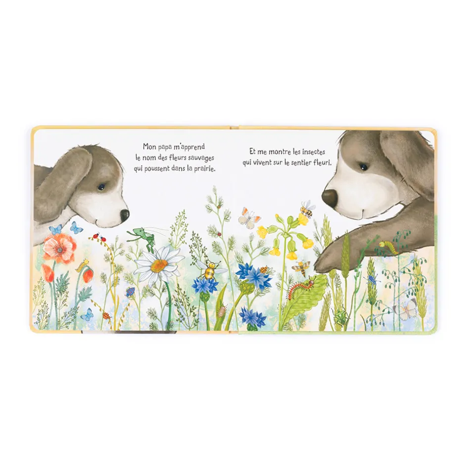 Caramel Le Toutou Timide Et Son Papa Livre*Jellycat Clearance