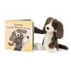 Caramel Le Toutou Timide Et Son Papa & Bashful Fudge Puppy Medium*Jellycat New
