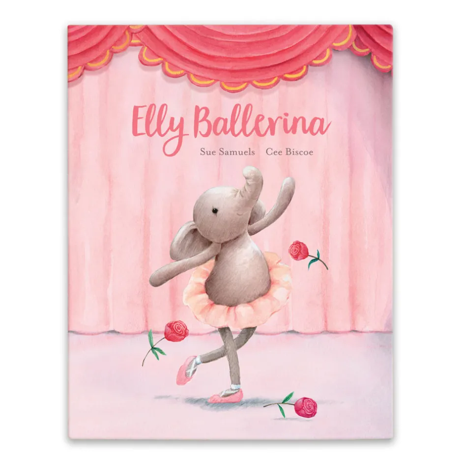 Elly Ballerina Book and Dancing Darcey Elephant*Jellycat Hot