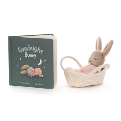 Goodnight Bunny Book and Rock-A-Bye Bunny*Jellycat Outlet