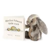 Haschen Schnuck Bleibt Wach Buch & Bashful Cottontail Bunny Medium*Jellycat Outlet