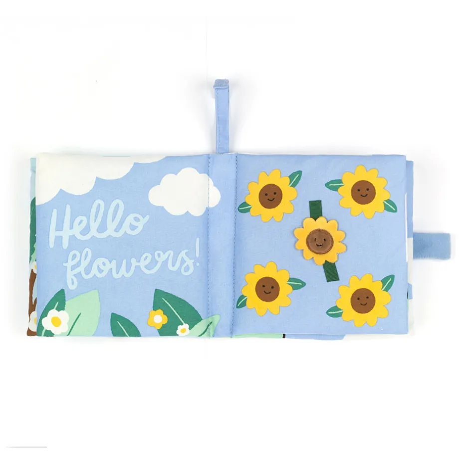 Hello Sun Fabric Book and Amuseables Sun Medium*Jellycat New
