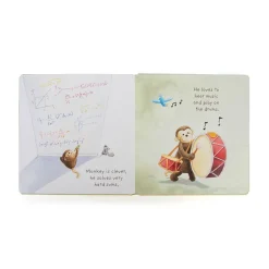 I Know A Monkey Book*Jellycat New