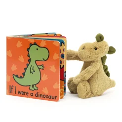 If I Were A Dinosaur Book and Bashful Dino Small*Jellycat Clearance