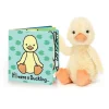 If I were a Duckling Board Book and Bashful Duckling Medium*Jellycat New
