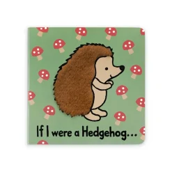 If I Were A Hedgehog Board Book and Bashful Hedgehog Medium*Jellycat Online