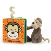 If I Were A Monkey Book and Bashful Monkey Small*Jellycat Clearance