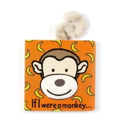 If I Were A Monkey Book and Bashful Monkey Small*Jellycat Clearance