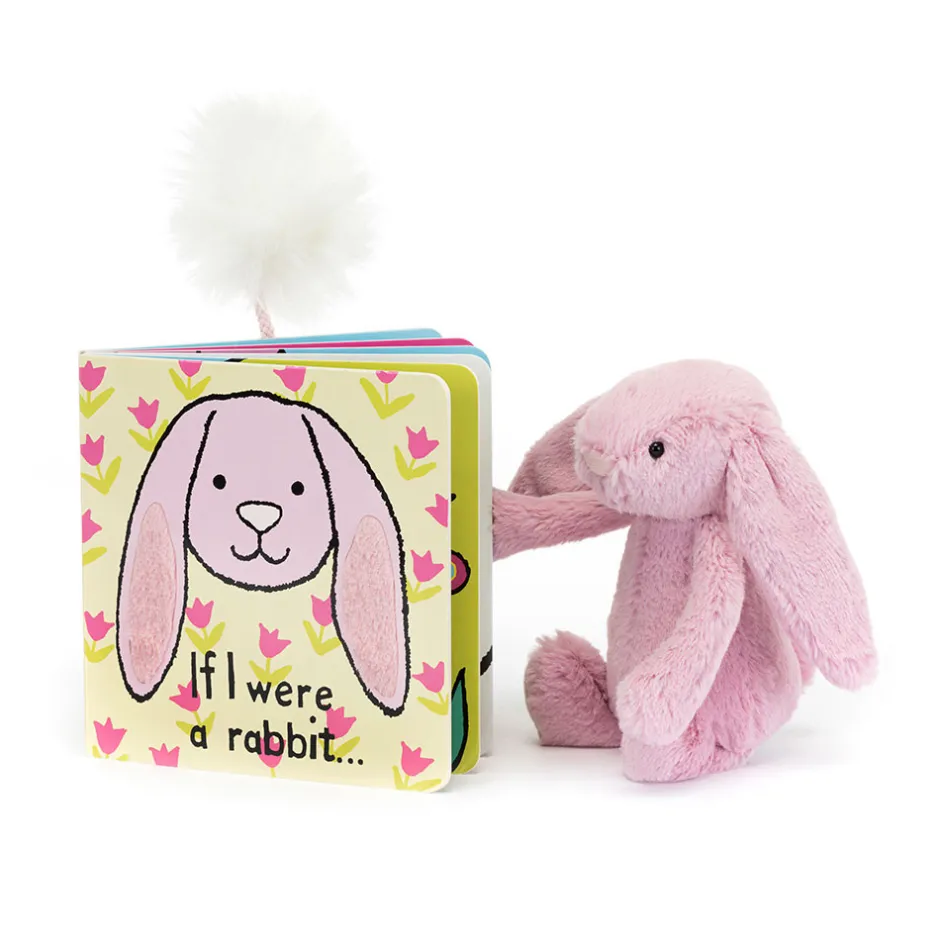 If I Were A Rabbit Book and Bashful Tulip Bunny Small*Jellycat Outlet